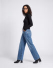 Jeans Flare G-Star Raw JUDEE LOOSE Blu Jeans Flare Donna - 3
