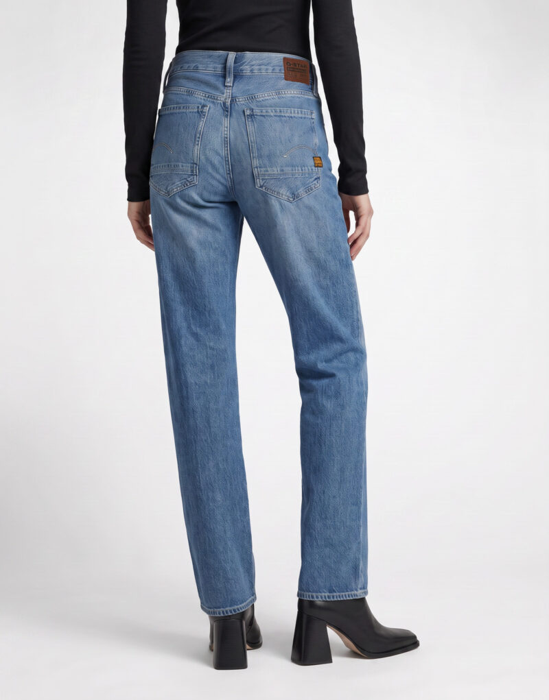 Jeans Flare G-Star Raw JUDEE LOOSE Blu Jeans Flare Donna - 4