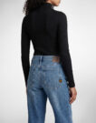 Jeans Flare G-Star Raw JUDEE LOOSE Blu Jeans Flare Donna - 5