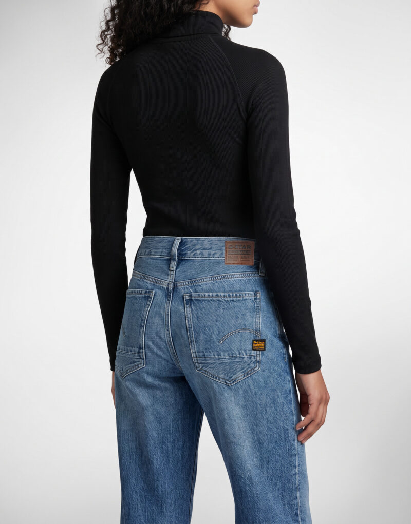 Jeans Flare G-Star Raw JUDEE LOOSE Blu Jeans Flare Donna - 5