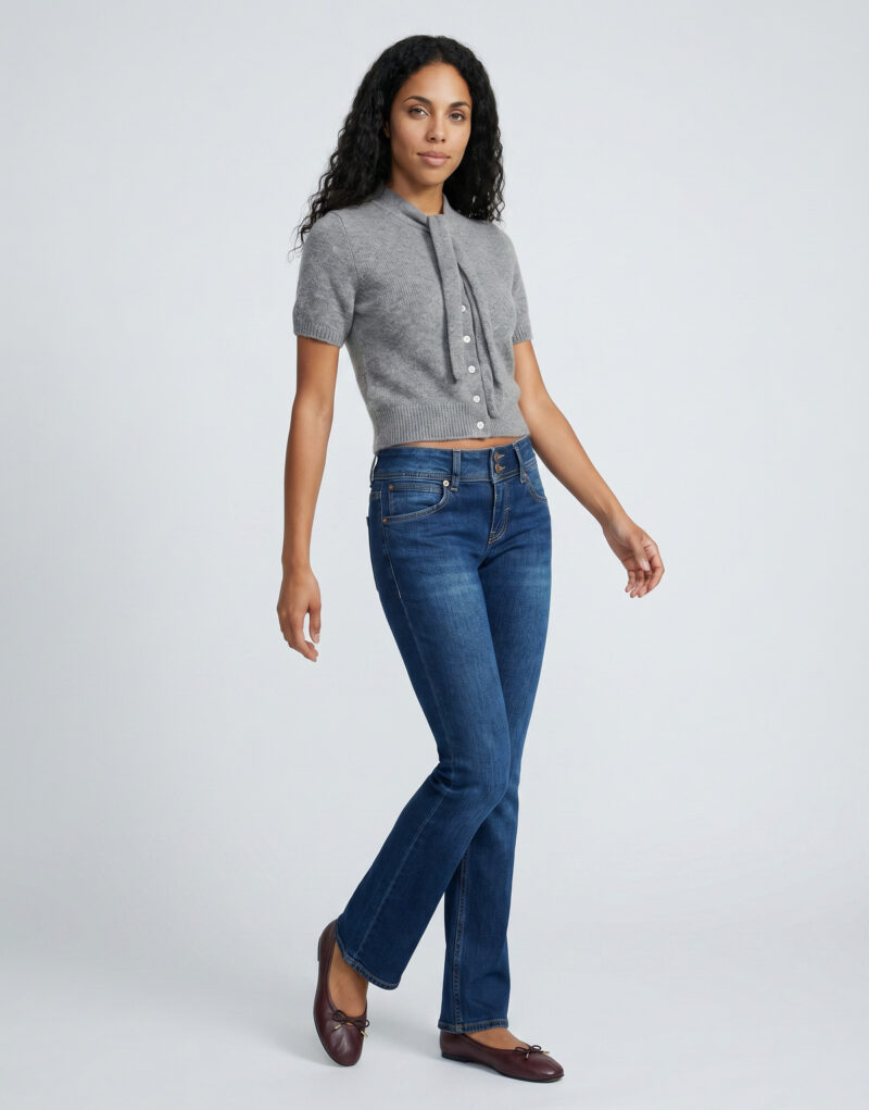 Jeans Slim Pepe jeans SLIM JEANS LW VENUS Marine Jeans Slim Donna - 2