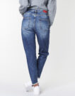 Jeans boyfriend Armani Exchange 6GYJ16-Y2MHZ-1502 Blu Jeans boyfriend Donna - 4