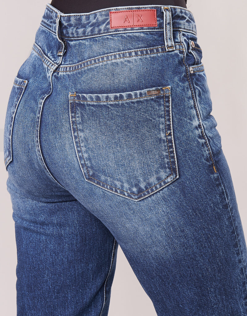 Jeans boyfriend Armani Exchange 6GYJ16-Y2MHZ-1502 Blu Jeans boyfriend Donna - 6