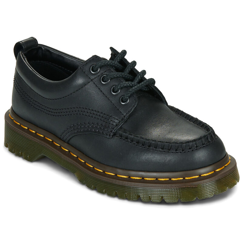 Dr. Martens LOWELL BLACK CRAZY HORSE Nero Derby Donna - 1