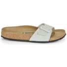BIRKENSTOCK Madrid Suede / Pelle / Oyster / Stretto Beige Ciabatta Donna - 2