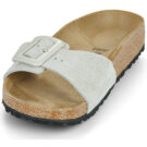 BIRKENSTOCK Madrid Suede / Pelle / Oyster / Stretto Beige Ciabatta Donna - 3