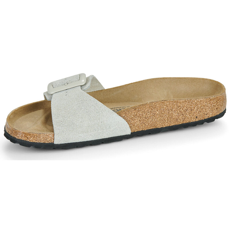 BIRKENSTOCK Madrid Suede / Pelle / Oyster / Stretto Beige Ciabatta Donna - 4