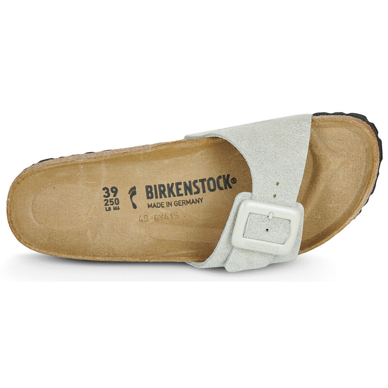 BIRKENSTOCK Madrid Suede / Pelle / Oyster / Stretto Beige Ciabatta Donna - 6