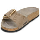 BIRKENSTOCK Madrid Big Buckle Print / Python / Grigio / Taupe / Stretto Beige Ciabatta Donna - 3