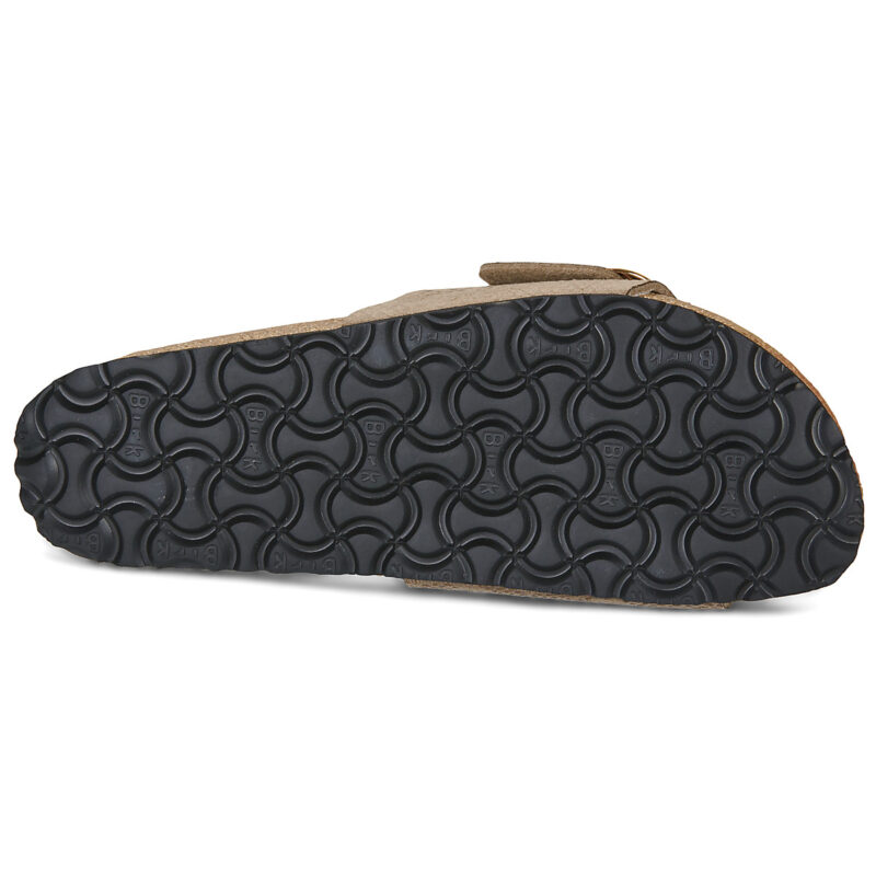 BIRKENSTOCK Madrid Big Buckle Print / Python / Grigio / Taupe / Stretto Beige Ciabatta Donna - 7