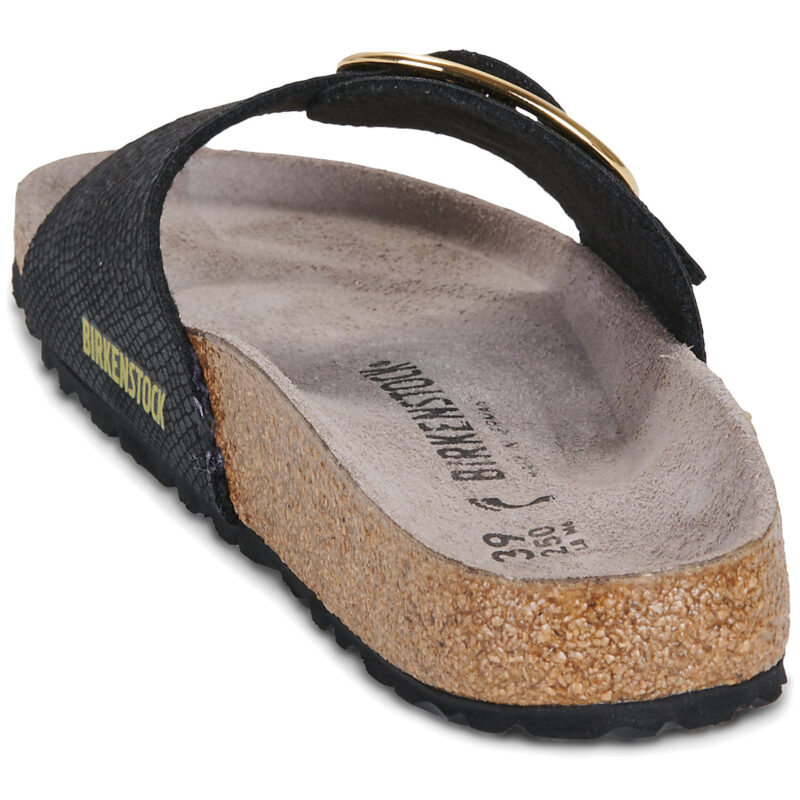 BIRKENSTOCK Madrid Big Buckle Print / Python / Black / Stretto Nero Ciabatta Donna - 5