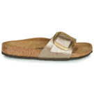 BIRKENSTOCK Madrid Big Buckle Birko-flor / Taupe / Stretto Oro Ciabatta Donna - 2