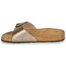 BIRKENSTOCK Madrid Big Buckle Birko-flor / Taupe / Stretto Oro Ciabatta Donna - 4