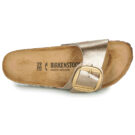 BIRKENSTOCK Madrid Big Buckle Birko-flor / Taupe / Stretto Oro Ciabatta Donna - 6