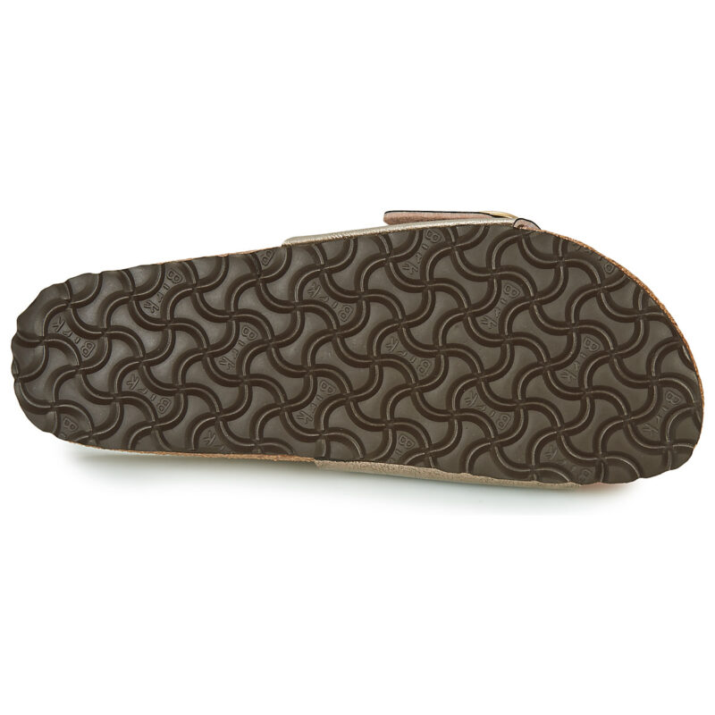 BIRKENSTOCK Madrid Big Buckle Birko-flor / Taupe / Stretto Oro Ciabatta Donna - 7
