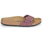 BIRKENSTOCK Madrid Suede / Pelle / Pepper / Stretto Bordeaux Ciabatta Donna - 2