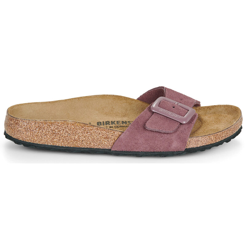 BIRKENSTOCK Madrid Suede / Pelle / Pepper / Stretto Bordeaux Ciabatta Donna - 2