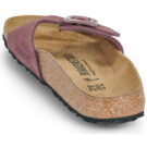 BIRKENSTOCK Madrid Suede / Pelle / Pepper / Stretto Bordeaux Ciabatta Donna - 5