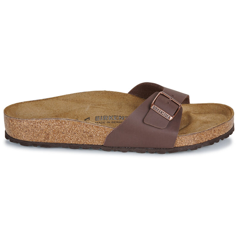 BIRKENSTOCK Madrid Birko-flor / Nero / Brown / Regular Marrone Ciabatta Donna - 2