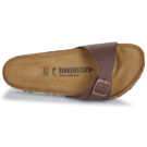 BIRKENSTOCK Madrid Birko-flor / Nero / Brown / Regular Marrone Ciabatta Donna - 6