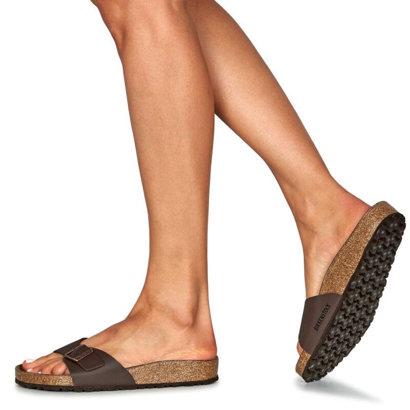 BIRKENSTOCK Madrid Birko-flor / Nero / Brown / Regular Marrone Ciabatta Donna - 8
