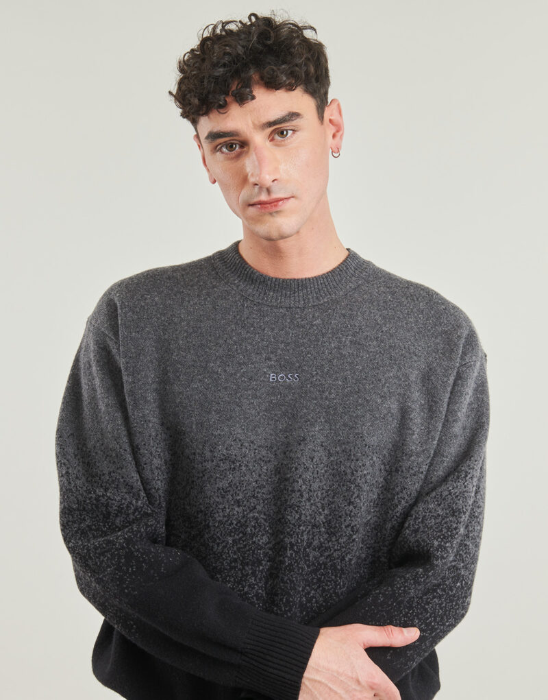 Maglione BOSS Kalbrush Grigio Maglioni Uomo - 5