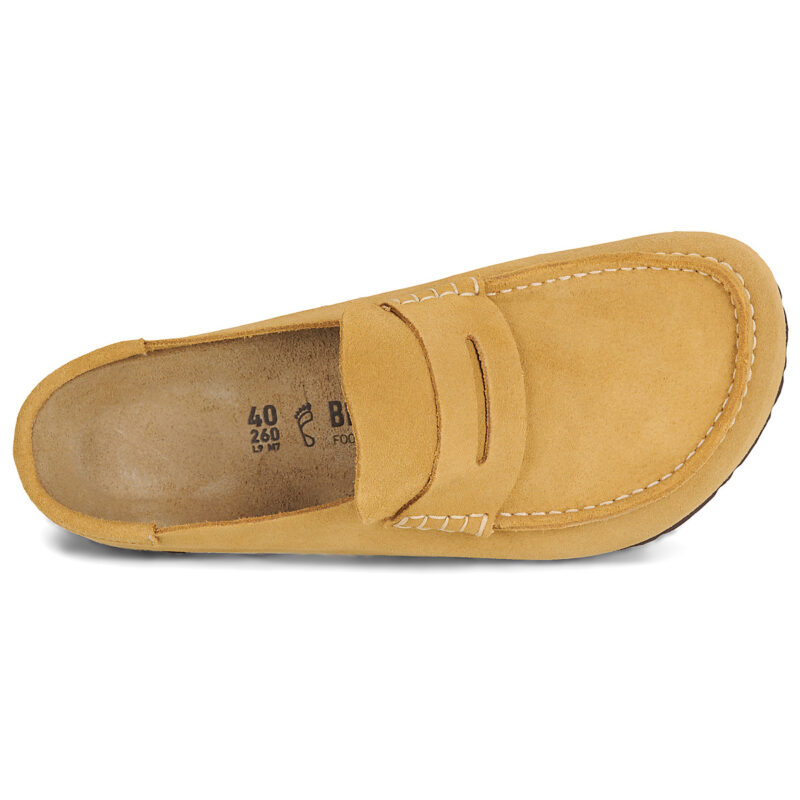 BIRKENSTOCK Naples Suede / Brown / Regular Giallo Zoccoli Donna - 6