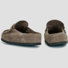 BIRKENSTOCK Naples Suede / Grigio / Stretto Marrone Zoccoli Donna - 3