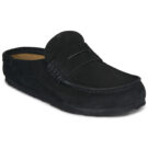 BIRKENSTOCK Naples Suede / Black / Stretto Nero Zoccoli Donna - 1