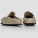 BIRKENSTOCK Naples Wrapped Suede / Taupe / Regular Beige Zoccoli Donna - 3