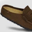 BIRKENSTOCK Naples Wrapped Suede / Carafe / Stretto Marrone Zoccoli Donna - 4