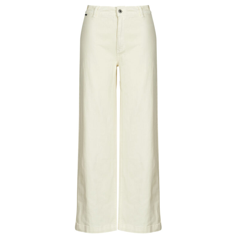 Pantaloni larghi Pepe jeans HIGH RISE WIDE CROP TANIA Beige Pantaloni larghi Donna - 1