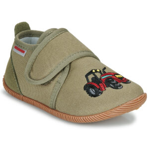Pantofole bambini ragazzo Giesswein  SAARMUND  Verde Giesswein