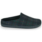 Birkenstock Amsterdam Dip / Shearling / Green / Navy / Plaid / Regular Marine Pantofole Uomo - 2