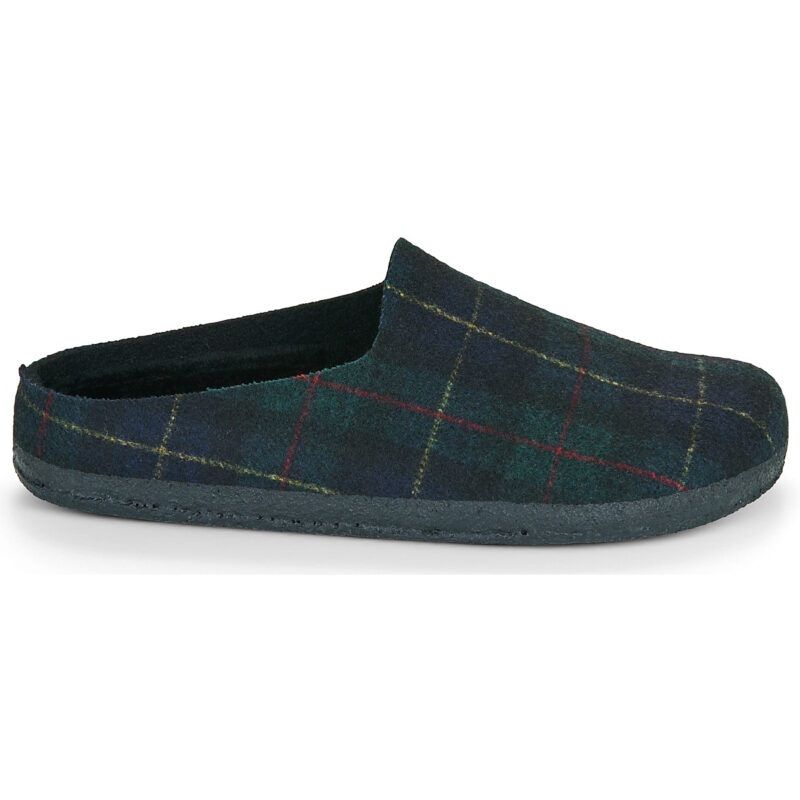 Birkenstock Amsterdam Dip / Shearling / Green / Navy / Plaid / Regular Marine Pantofole Uomo - 2