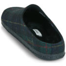 Birkenstock Amsterdam Dip / Shearling / Green / Navy / Plaid / Regular Marine Pantofole Uomo - 5