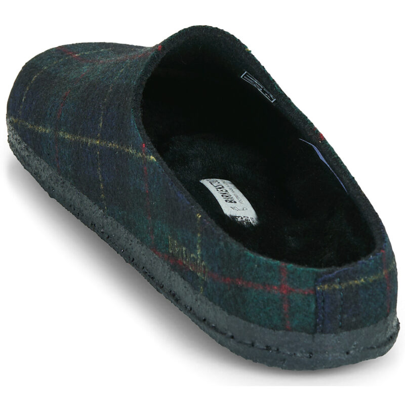 Birkenstock Amsterdam Dip / Shearling / Green / Navy / Plaid / Regular Marine Pantofole Uomo - 5