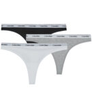 Perizoma Calvin Klein Jeans THONG 3PK Nero Perizoma Donna - 1