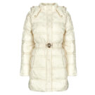 Piumino Guess IMMA LOGO MIDI Beige Piumini Donna - 1