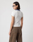 Polo Vans PRISCILLA POLO SS TOP Bianco Polo Donna - 4