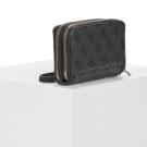 Guess LINDSEY SLG MED DOUBLE ZIP Nero Portamonete Donna - 2