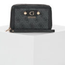 Guess LINDSEY SLG MED DOUBLE ZIP Nero Portamonete Donna - 1