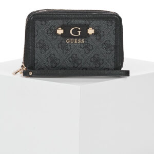 Portamonete donna Guess  LINDSEY SLG MED DOUBLE ZIP  Nero Guess 198659088378