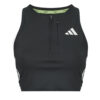 Reggiseno sportivo Adizero Running Gel Pocket Crop Long-Sleeve Top Nero