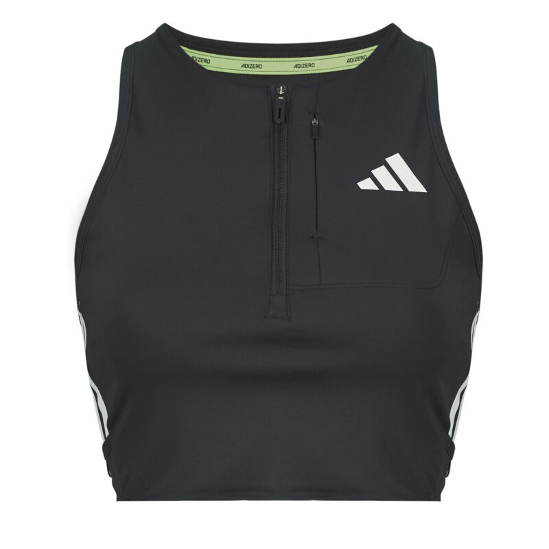 Reggiseno sportivo adidas Adizero Running Gel Pocket Crop Long-Sleeve Top Nero Reggiseno sportivo Donna - 1