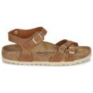 BIRKENSTOCK Kumba Pelle / Huilé / Cognac / Stretto Marrone Sandali bassi Donna - 2