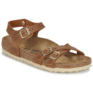 BIRKENSTOCK Kumba Pelle / Huilé / Cognac / Stretto Marrone Sandali bassi Donna - 1