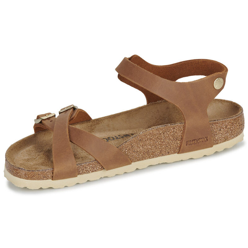 BIRKENSTOCK Kumba Pelle / Huilé / Cognac / Stretto Marrone Sandali bassi Donna - 4