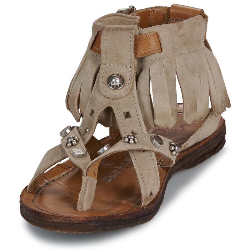 Airstep / A.S.98 RAMOS 2 Sandales plates Beige Femme - 3