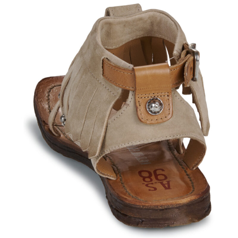 Airstep / A.S.98 RAMOS 2 Sandales plates Beige Femme - 5